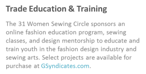 About the 31 Women Sewing Circle
